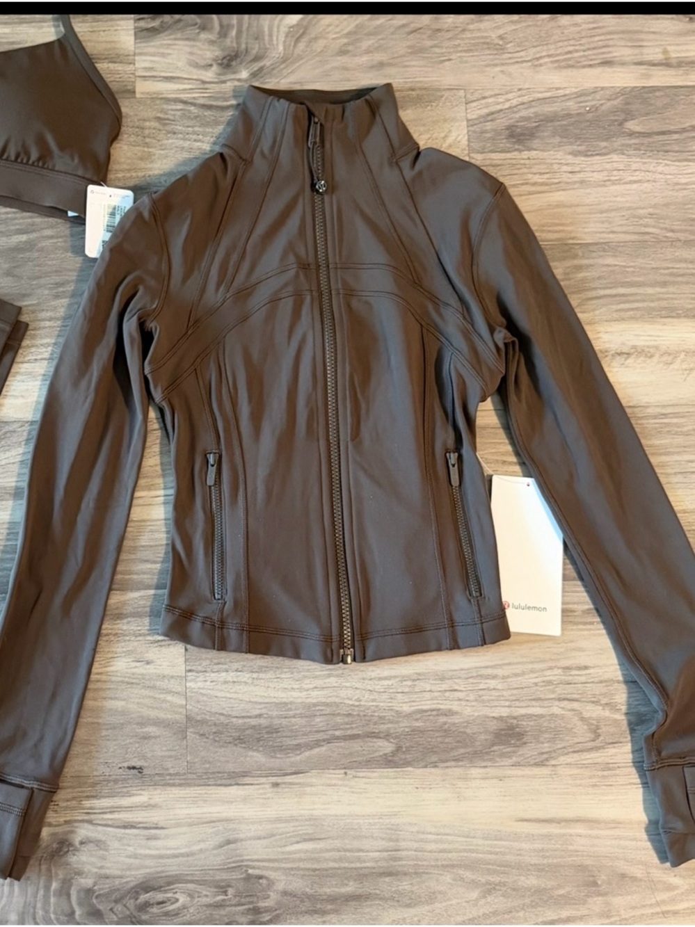 lululemon athletica Walnut Crunch Crop Define Jacket